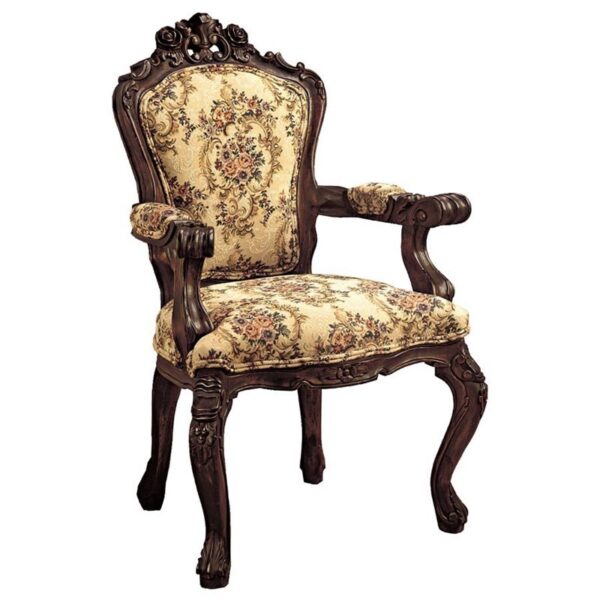 Design Toscano AF307 24 Inch Carved Rocaillae Chair