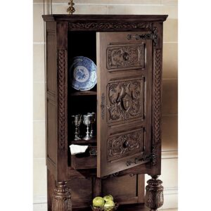 Design Toscano AF4546 34 Inch Coat of Arms Gothic Revival Armoire