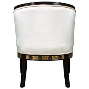 Design Toscano AF51110 26 1/2 Inch Graceful Swans Neoclassical Tub Chair