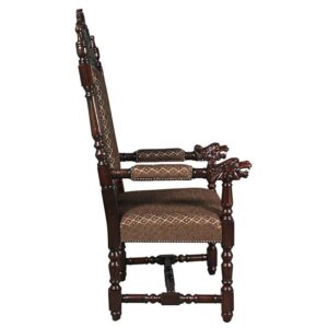 Design Toscano AF51249 26 Inch Grand Occasion Heralidic Arm Chair