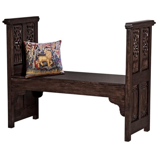 Design Toscano AF51299 48 1/2 Inch Gothic Filigree Bench