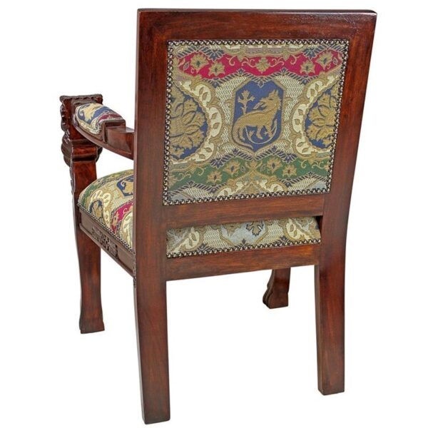 Design Toscano AF51351 Beardsley Lion Armchair - Charles Fabric