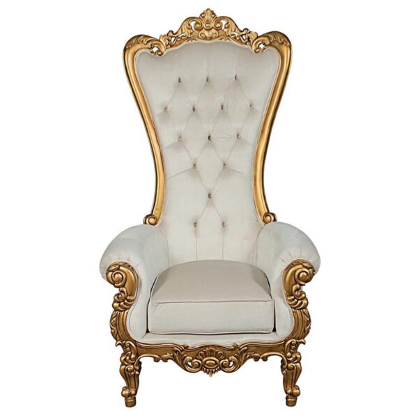 Design Toscano AF51553 39 1/2 Inch Contessa Baroque Throne Chair