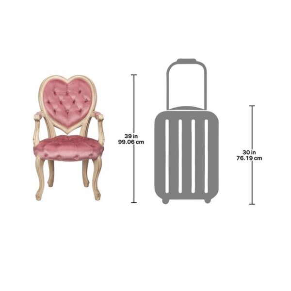 Design Toscano AF51665 26 Inch Sweetheart Victorian Arm Chair