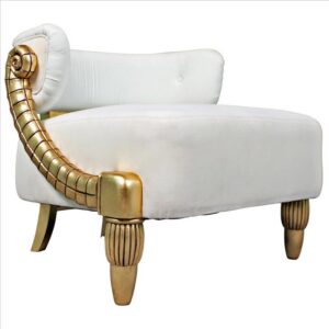 Design Toscano AF51698 Ammon 34 1/2 Inch Horn Contemporary Tub Chair