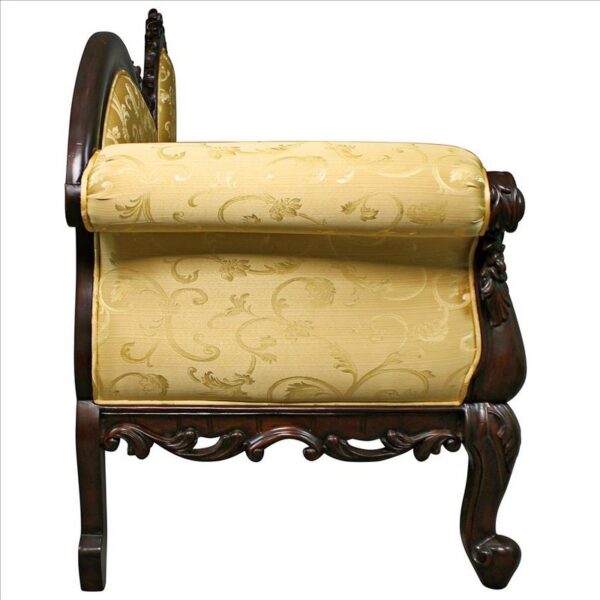 Design Toscano AF51699 Rossetti Victorian 76 1/2 Inch Salon Sofa Couch