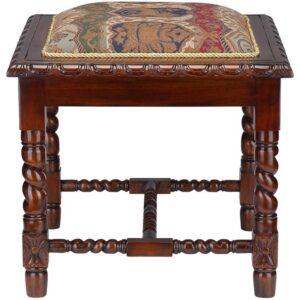 Design Toscano AF51763 21 1/2 Inch Charles II Gothic Stool