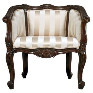 Design Toscano AF51851 27 1/2 Inch Marguerite Petite Bergere Chair