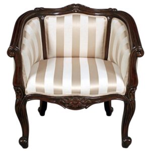 Design Toscano AF51851 27 1/2 Inch Marguerite Petite Bergere Chair