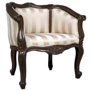 Design Toscano AF51851 27 1/2 Inch Marguerite Petite Bergere Chair