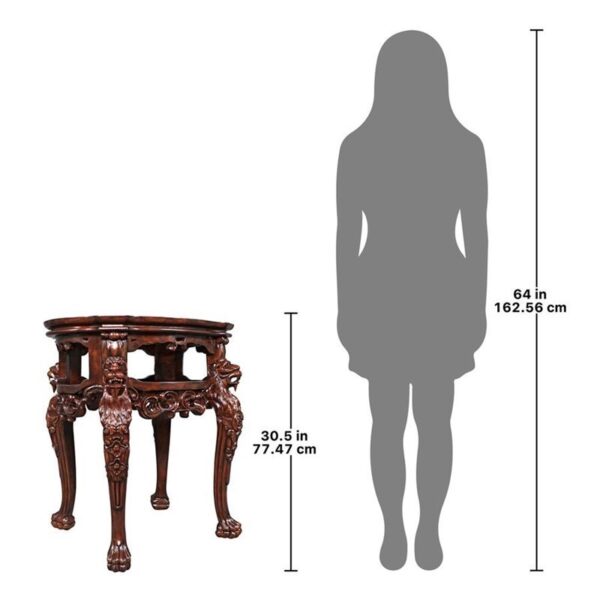 Design Toscano AF57134 29 Inch Lord Raffles Lion Table