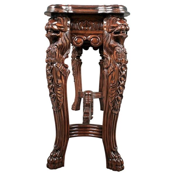 Design Toscano AF57226 57 1/2 Inch Lord Raffles Lion Leg Console Table