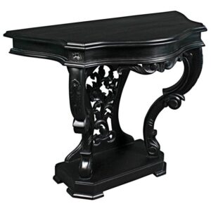 Design Toscano AF57264 Val De Loire 38 Inch Console Table - Black