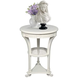 Design Toscano AF57623 21 1/2 Inch Languedoc Pedestal Table