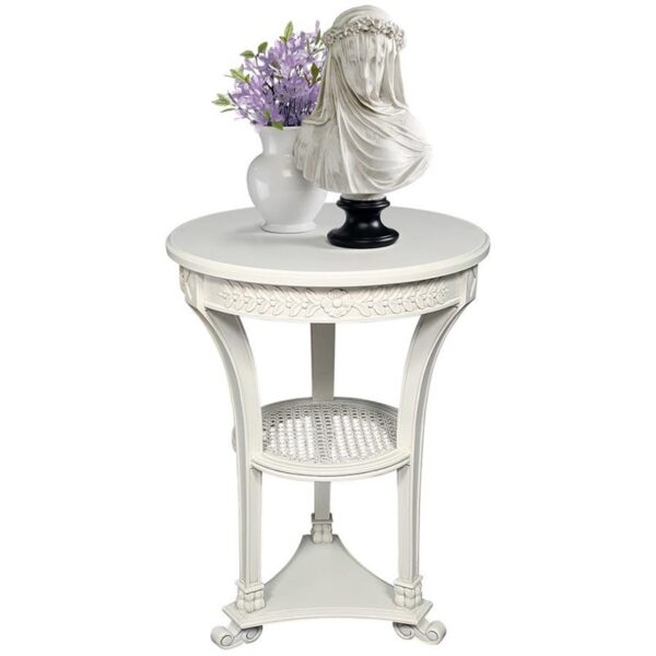 Design Toscano AF57623 21 1/2 Inch Languedoc Pedestal Table