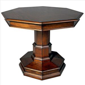 Design Toscano AF57628 39 1/2 Inch English Country House Octagonal Center Table