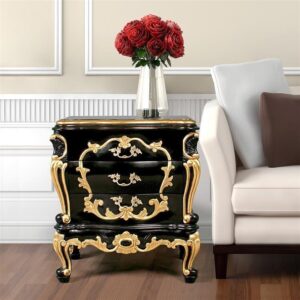 Design Toscano AF57656 24 1/2 Inch Viennese Rococo Nightstand