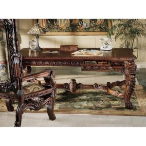 Design Toscano AF7171 86 Inch Lord Raffles Lion Table