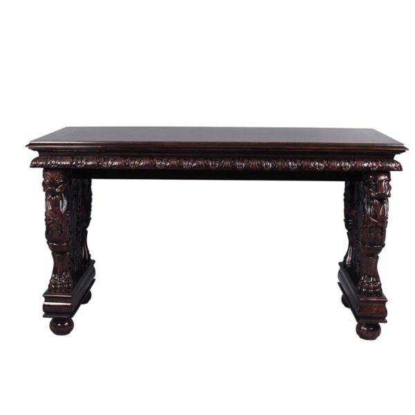 Design Toscano AF7242 55 Inch Effingham Gryphon Library Table