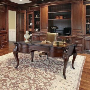 Design Toscano AF7376 64 Inch Clemenceau Partners Writing Desk