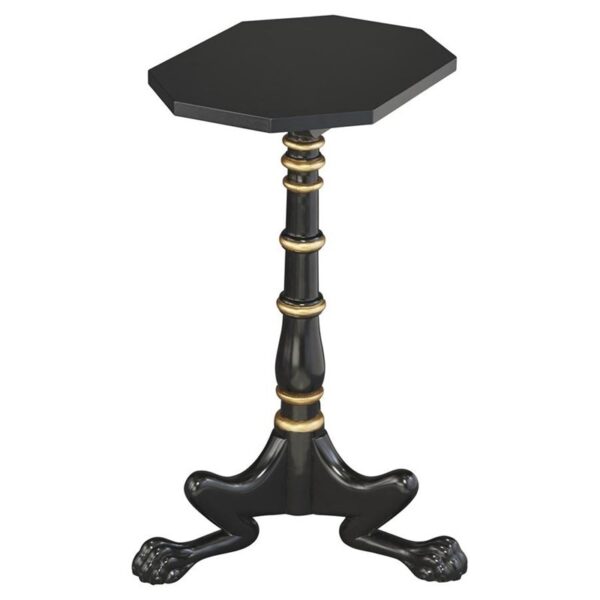 Design Toscano AF7835 17 Inch Hounds Leg Mahogany Petite Tripod Table