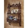 Design Toscano AF8042 20 Inch Chinese Chippendale Hardwood Curio