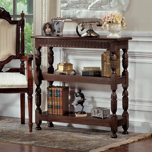 Design Toscano AF8075 36 Inch Jacobean Style Triple Etagere