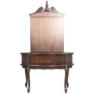 Design Toscano AF96168 Queen Anne Desk with Mirror