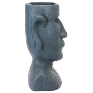 Design Toscano AL1917 9 1/2 Inch Easter Island Moai Planter Statue