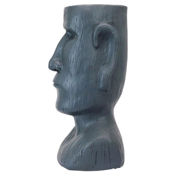 Design Toscano AL1917 9 1/2 Inch Easter Island Moai Planter Statue