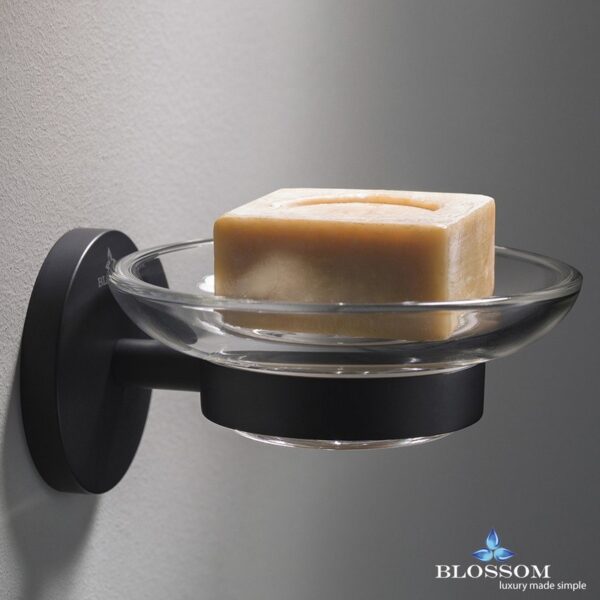 Blossom BA02 502 04 Soap Dish in Matte Black BA02 502 04 BA0250204