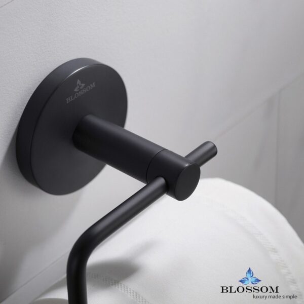 Blossom BA02 505 04 Toilet Tissue Holder in Matte Black BA02 505 04 BA0250504