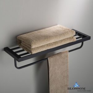 Blossom BA02 609 04 Towel Rack in Matte Black BA02 609 04 BA0260904