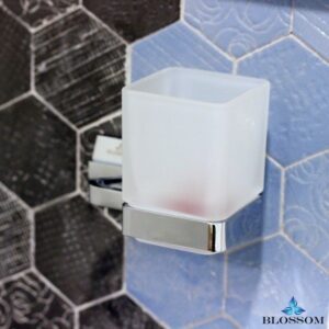 Blossom BA02 203 01 Wall Mounted Toothbrush Holder in Chrome