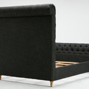 Manhattan Comfort Empire Charcoal Queen Bed