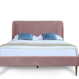 Manhattan Comfort Heather Full-Size Bed in Blush