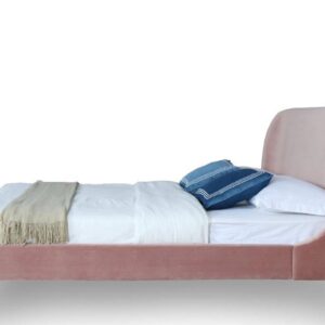 Manhattan Comfort Heather Full-Size Bed in Blush