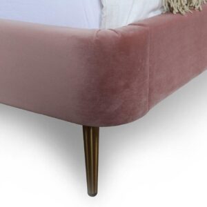 Manhattan Comfort Heather Queen Bed in Blush