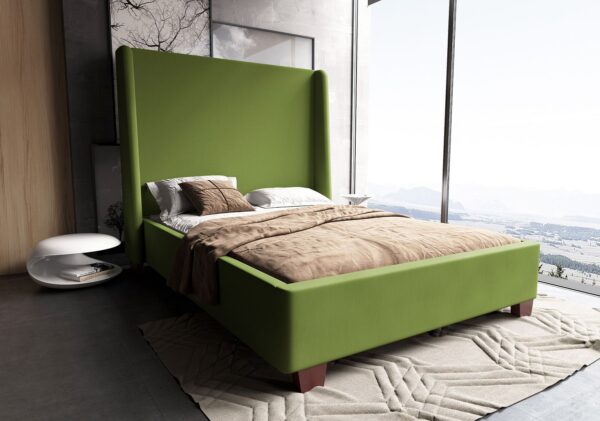 Manhattan Comfort Parlay Pine Green Full Bed