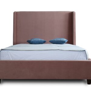 Manhattan Comfort Parlay Blush Queen Bed