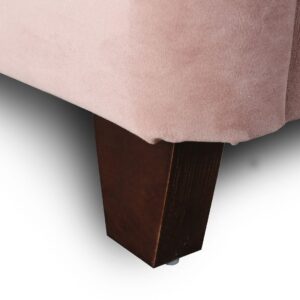 Manhattan Comfort Parlay Blush Queen Bed