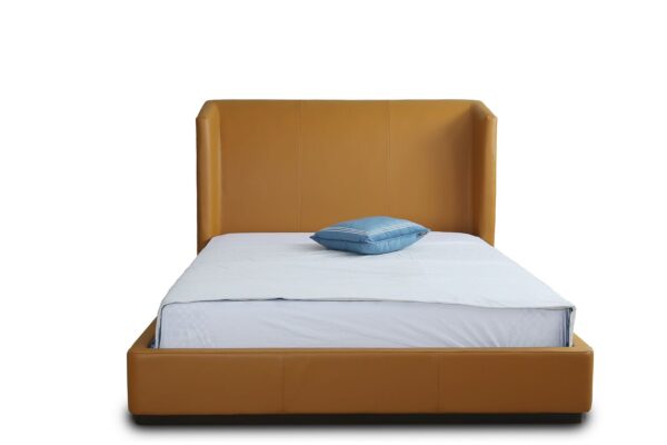 Manhattan Comfort Lenyx Saddle Queen Bed