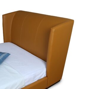 Manhattan Comfort Lenyx Saddle Queen Bed