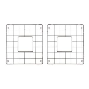 Nantucket Sinks BG-VC3318D 14-1/4 x 15-1/2 Inch Stainless Steel Bottom Grids Set