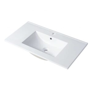 Blossom C04 3618 35 7/8 Inch Ceramic Top-Mount Rectangular Bathroom Sink