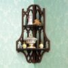 Design Toscano BN1325 13 1/2 Inch Canterbury Cathedral Gothic Wooden Corner Shelf