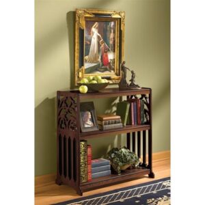 Design Toscano BN1330 30 Inch St Thomas Aquinas Gothic Bookshelf