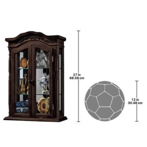 Design Toscano BN1763 18 Inch Beacon Hill Curio Cabinet