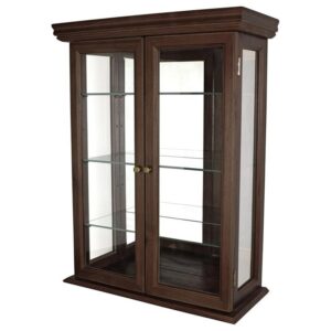 Design Toscano BN2430 19 Inch Walnut Country Tuscan Curio Cabinet