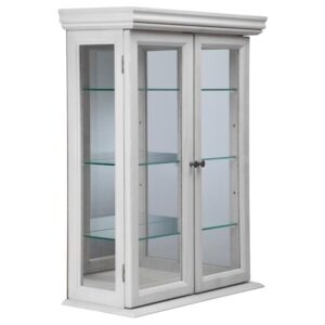 Design Toscano BN24301 19 Inch Country Tuscan Curio Cabinet - White